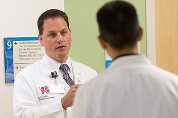 Dr. Alan Ladd and med student