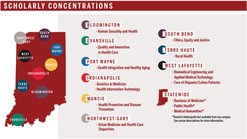 Statewide Scholarly concentrations graphic
