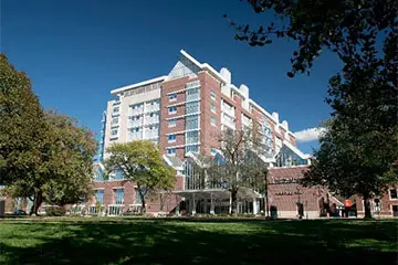 Riley Children's Hospital exterior 