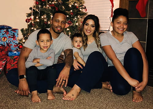 Adrian Simien and Family