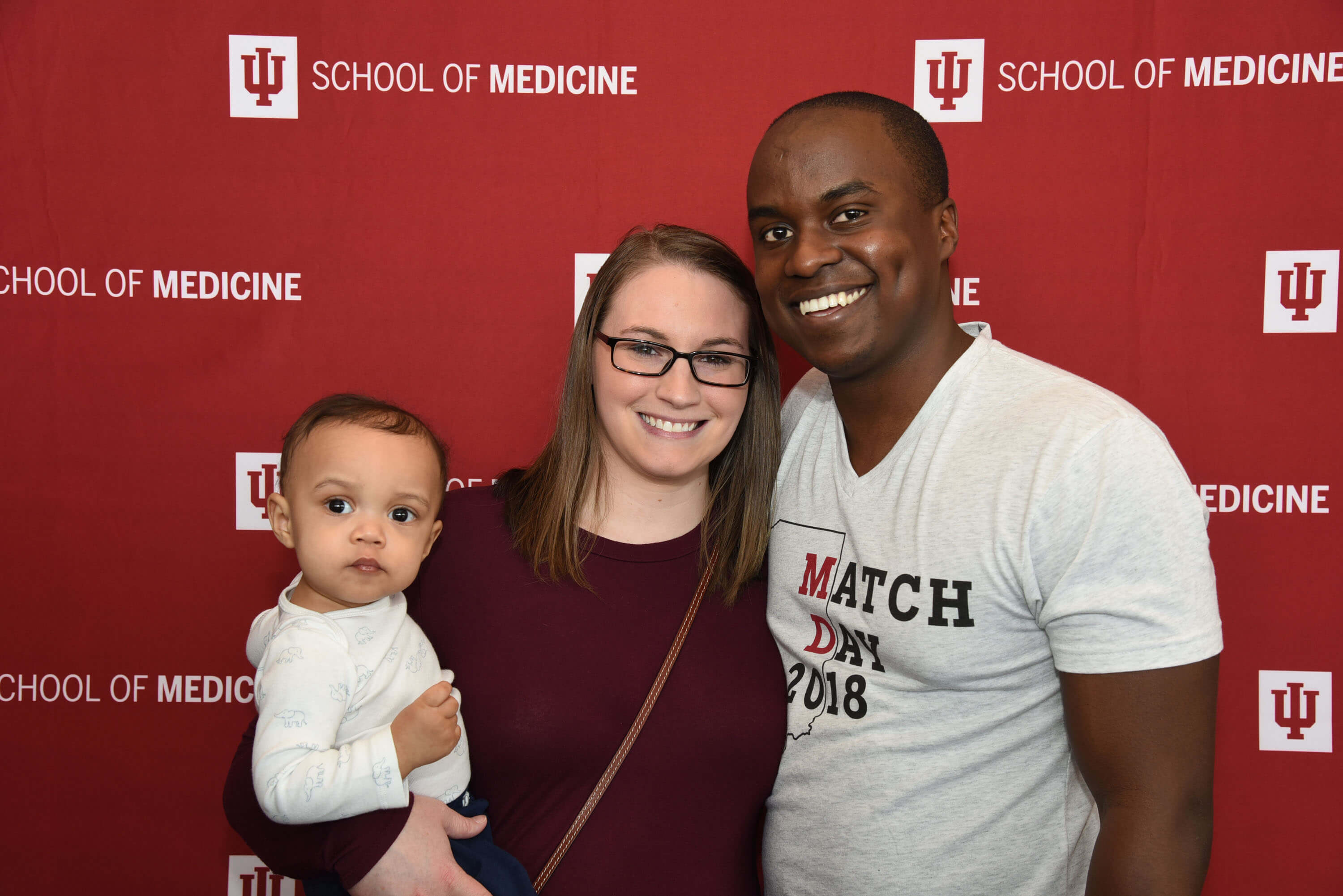 IUSM Match Day Irankunda and family