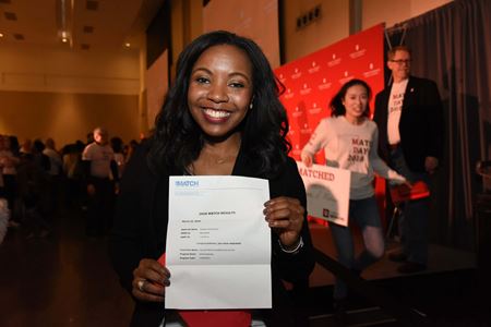 Ciersten Burks at Match Day 2018 Ciersten Burks at Match Day 2018