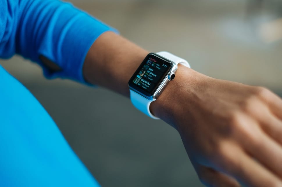 Person Wearing White Silicone Strap Black Smart Watch Wallpaper Preview Person Wearing White Silicone Strap Black Smart Watch Wallpaper Preview