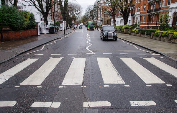 an empty abbey road