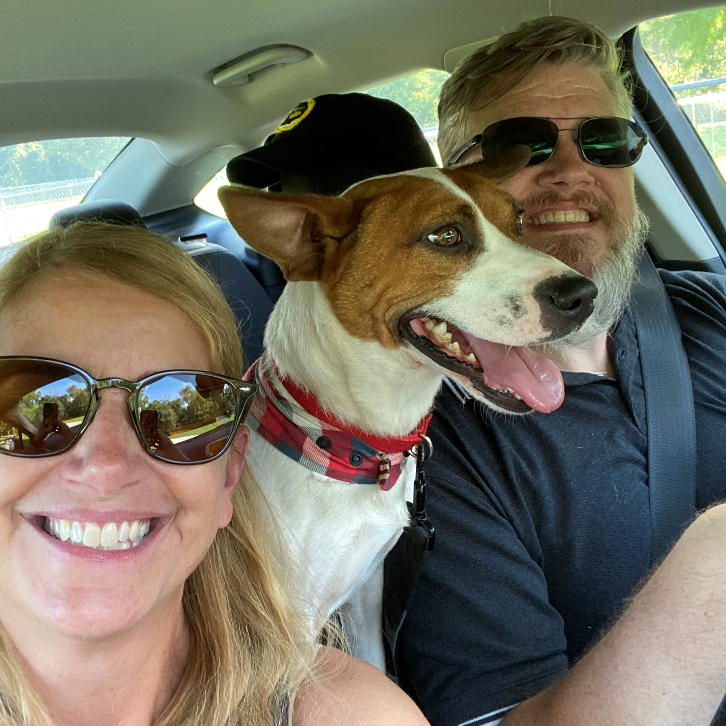 Susie Bell with dog Elmer