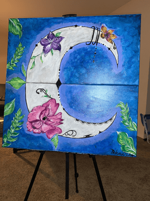 Dela Velez painting