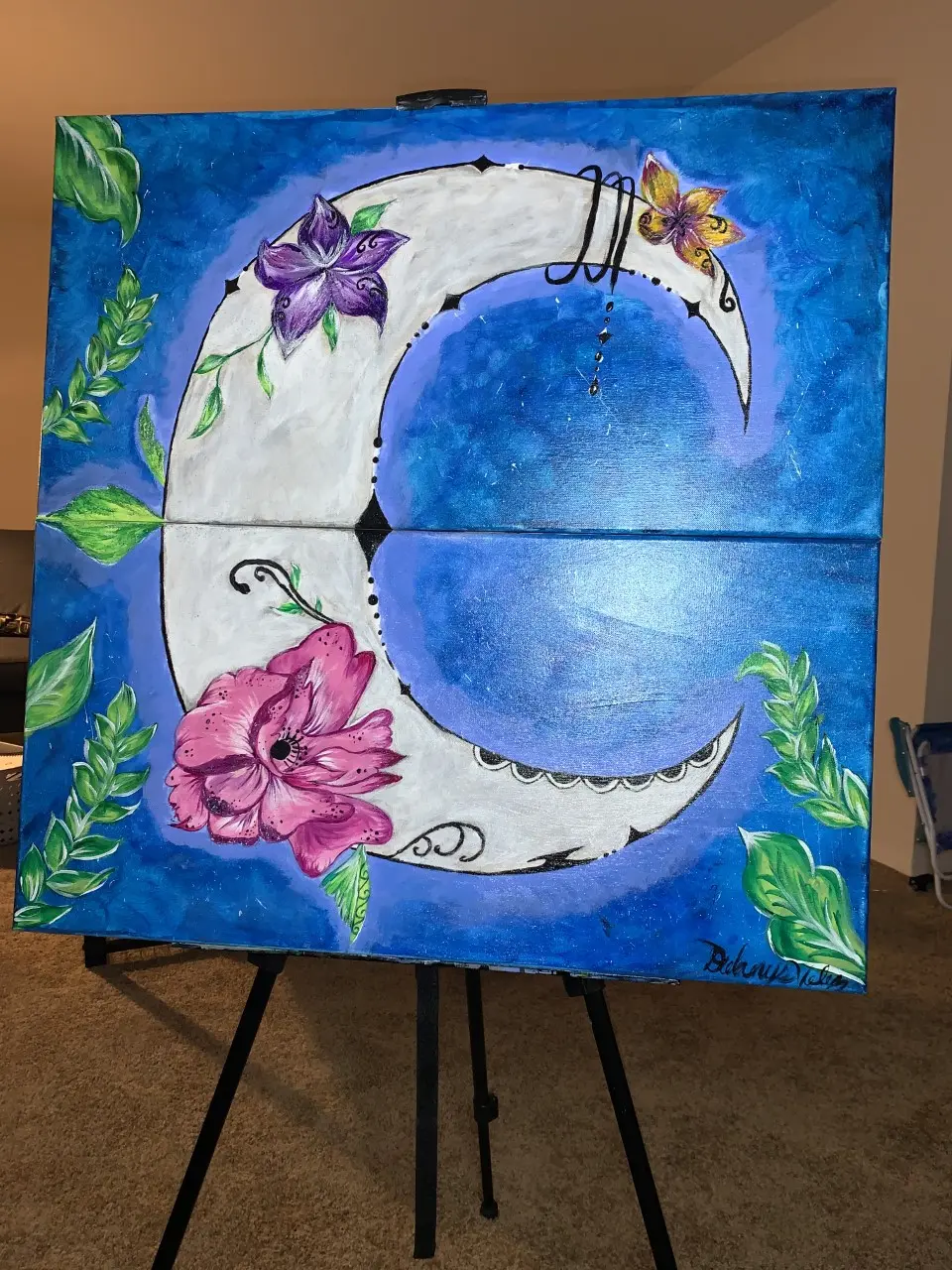 Dela Velez painting