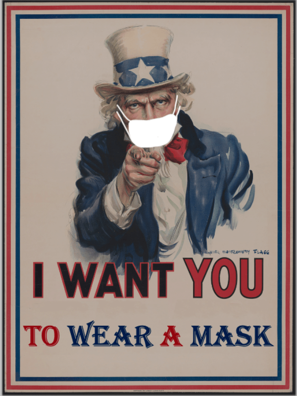Uncle Sam: I Want You To Wear A Mask