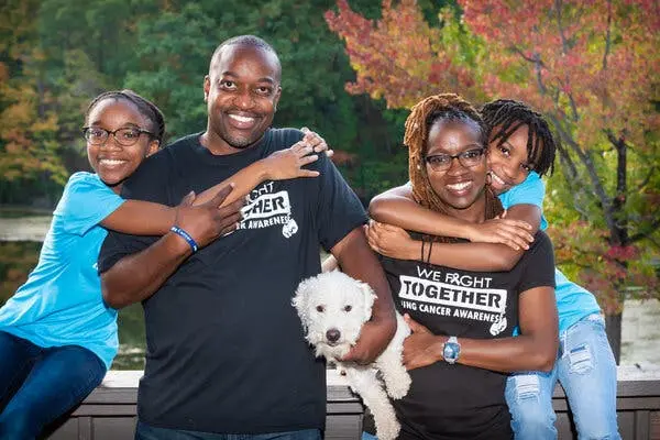 Alesha Arnold and family