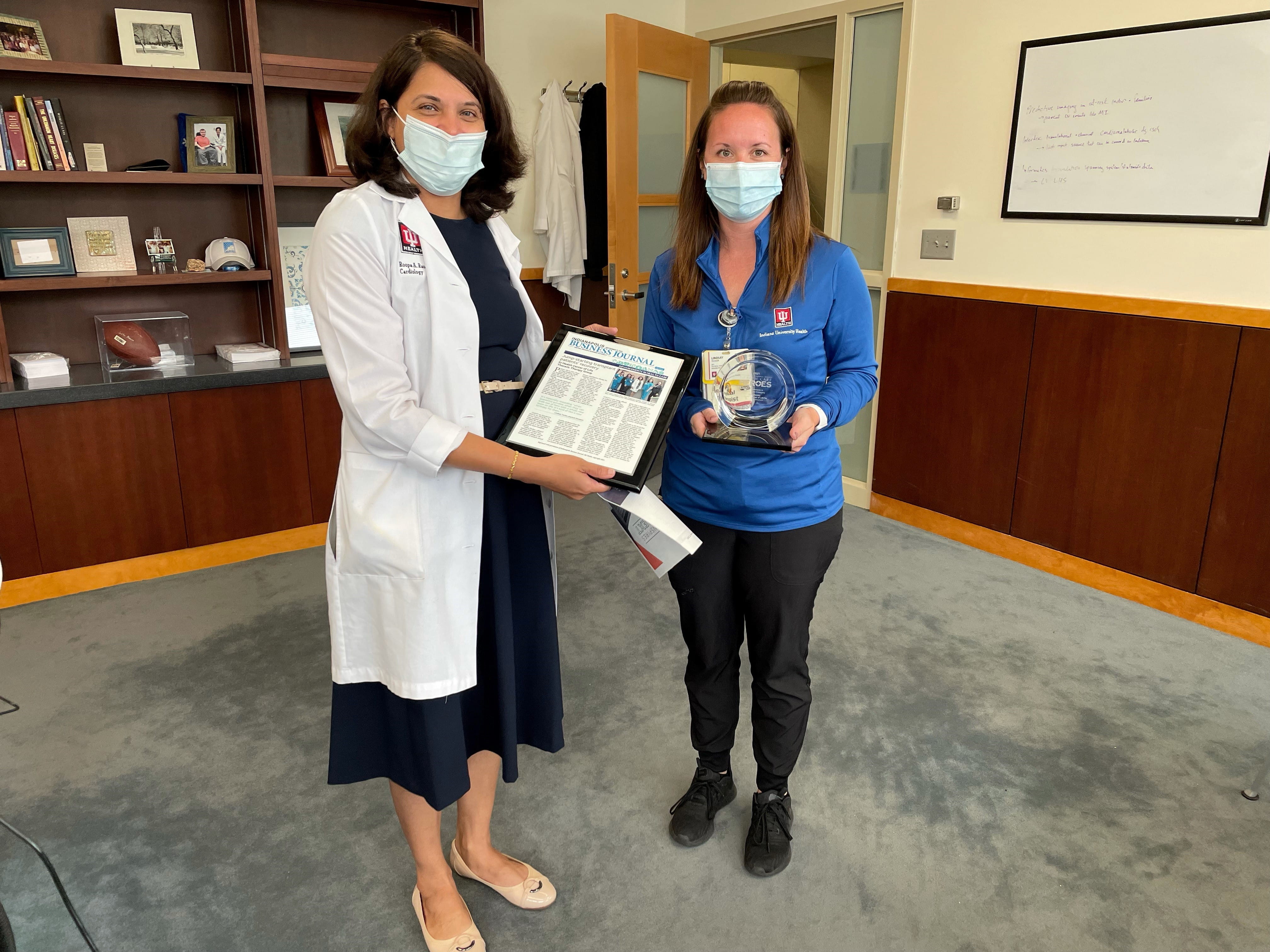 Dr. Roopa Rao and Lindsay Tucker