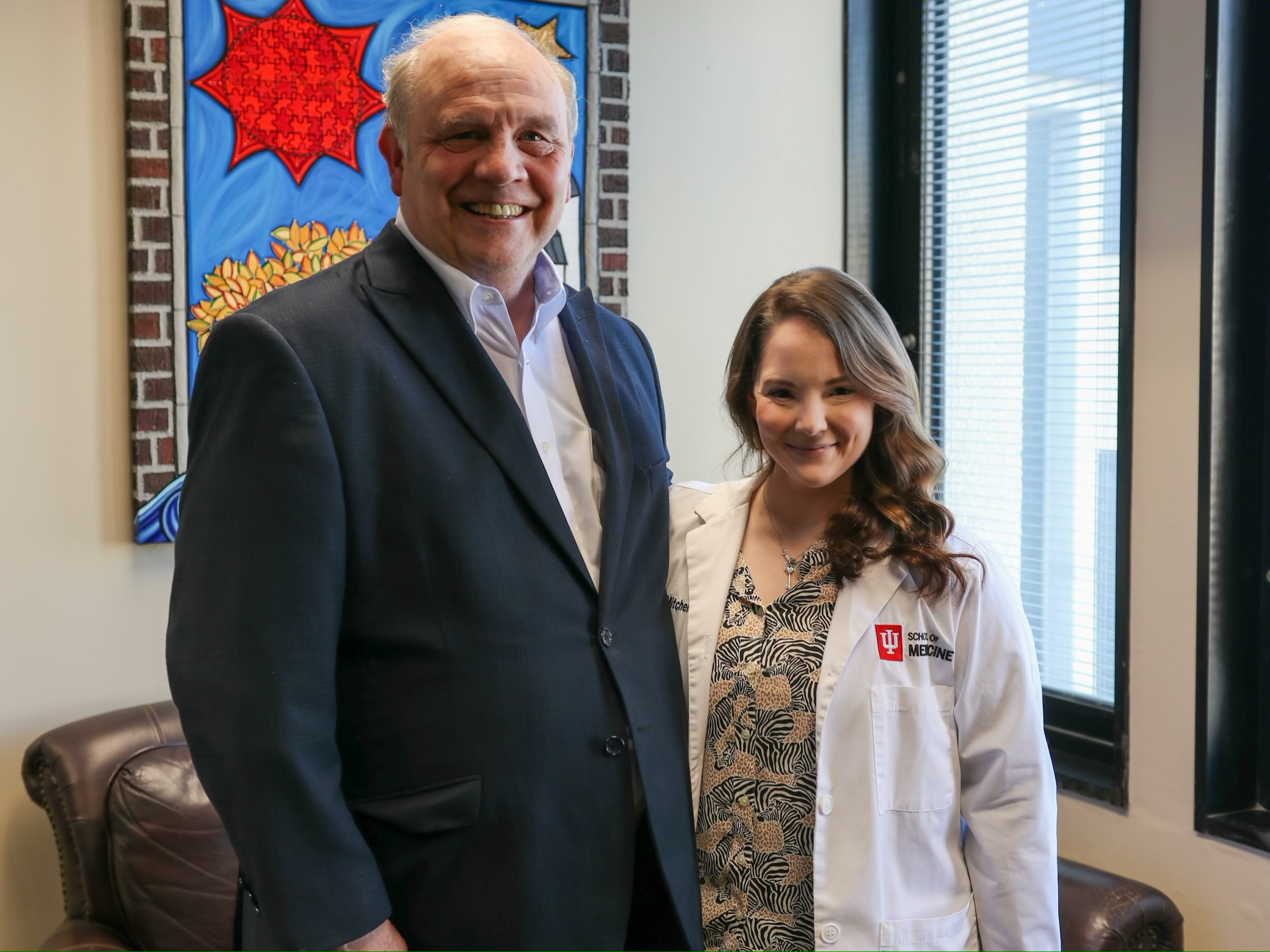 Dr. Wade Clapp and Dana Mitchell