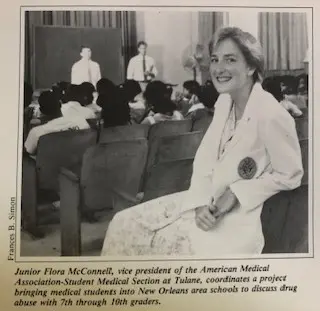 Flora Hammond in medical school