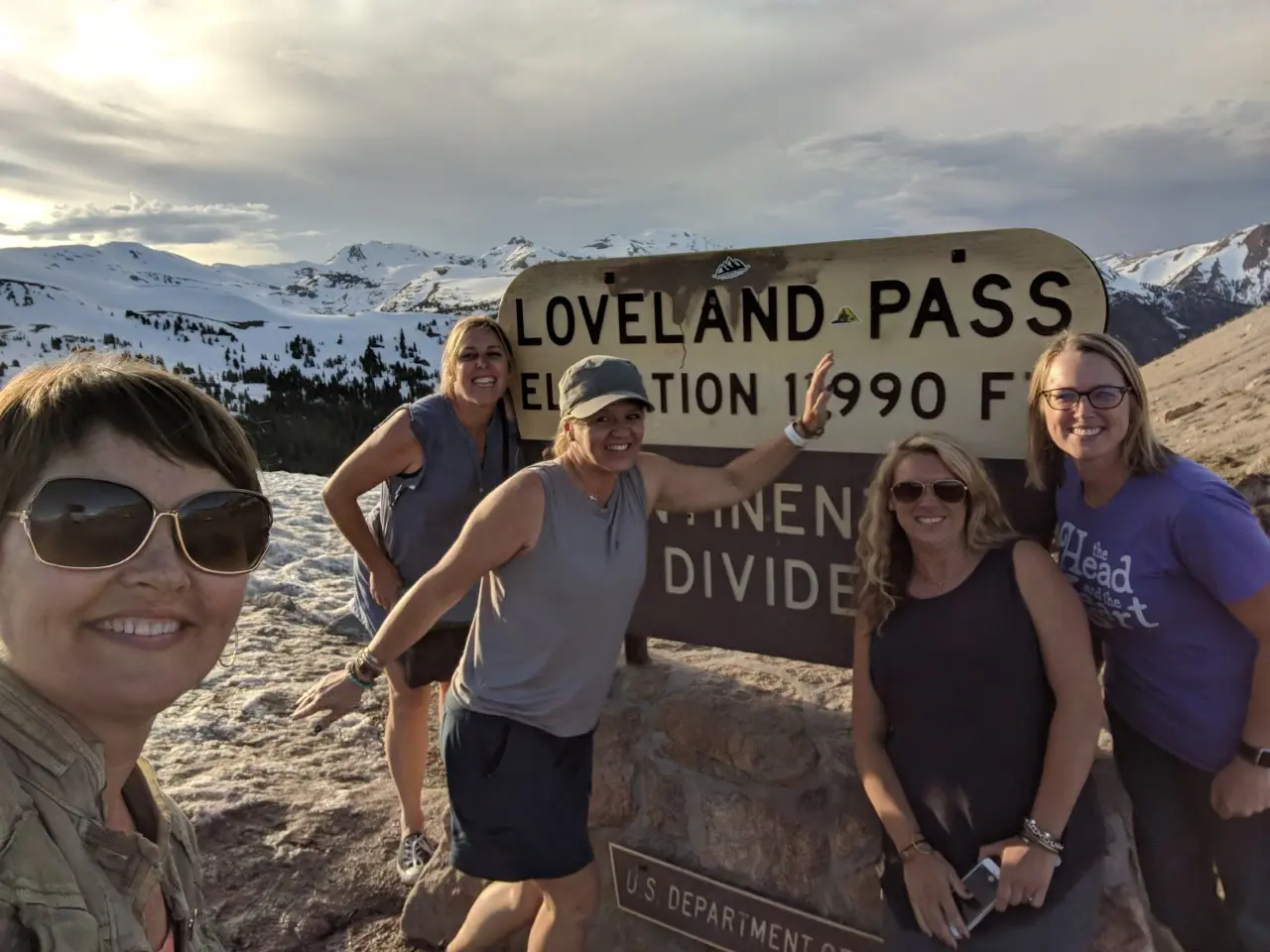 Jenny Brown with friends in Colorado