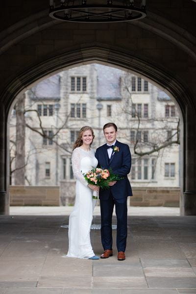 Maggie and Aaron Becker wedding photo