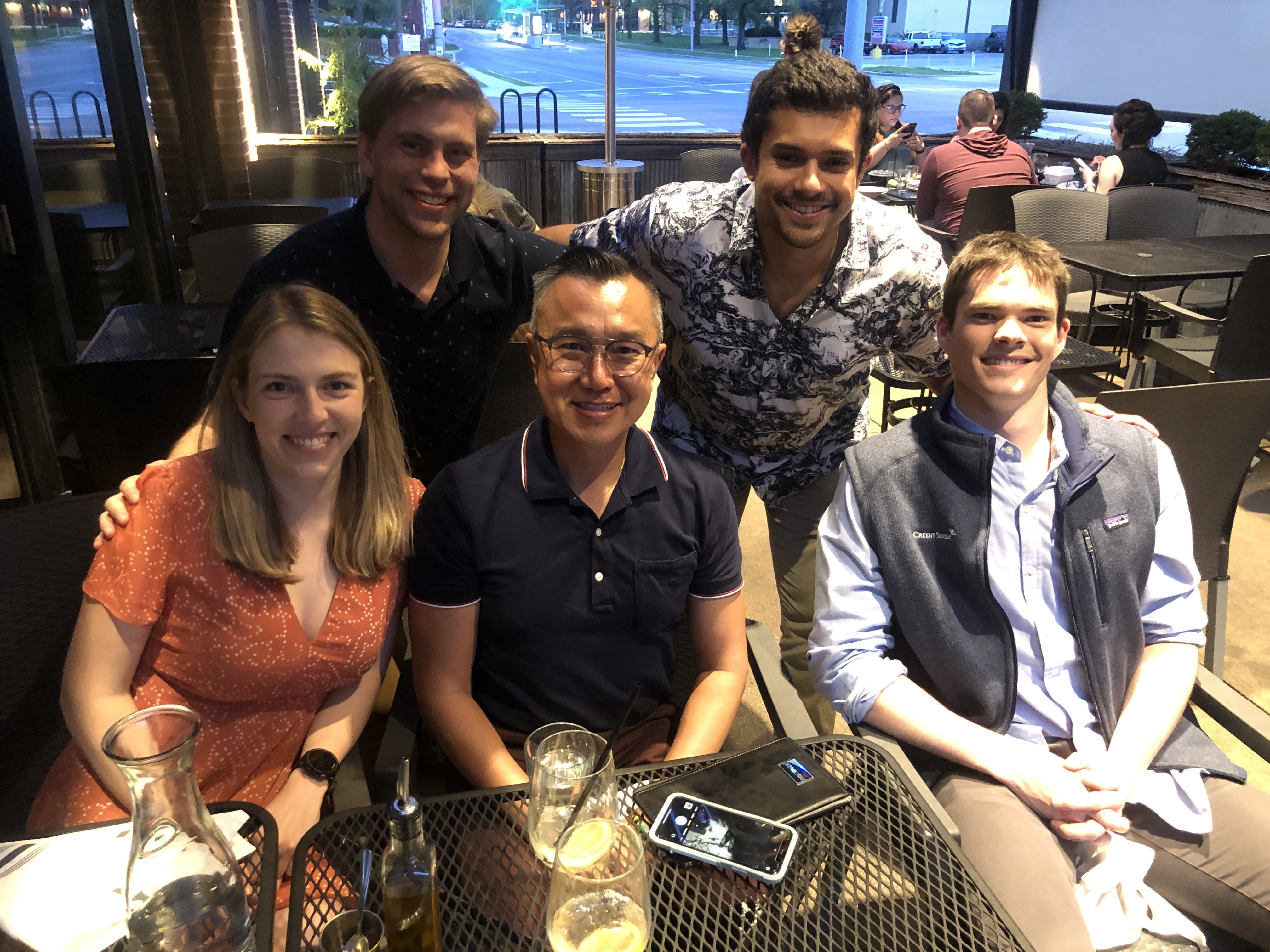 Physician Mentor Yung Nguyen with mentees