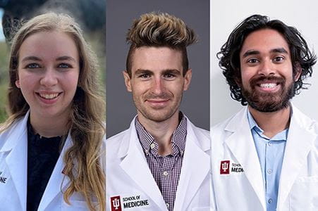 Cassandra Anderson, Joshua Matthews and Neal Patel are the 2021 Slemenda Scholars.
