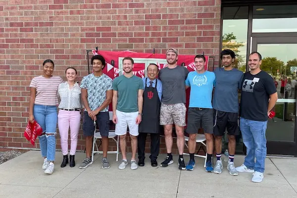Dr. Chang and Fort Wayne students