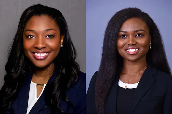 Angela Amaniampong and Ruby Benn
