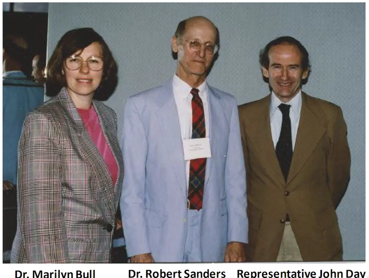 Marilyn Bull with Dr. Sanders and Rep. Day