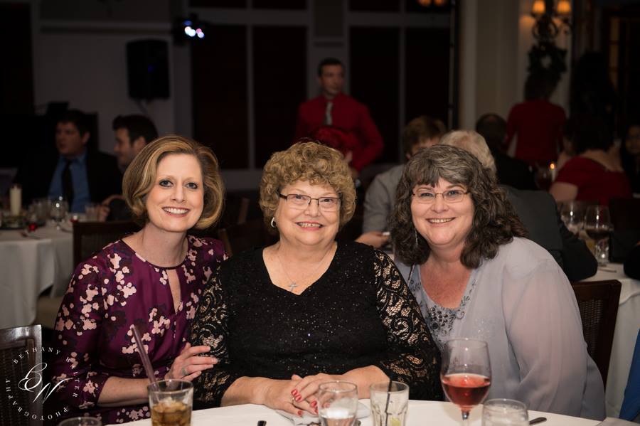 Carmella Evans-Molina with her mom and sister