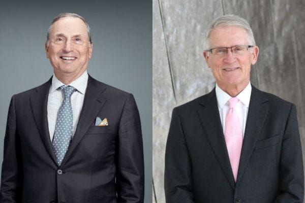 portraits of Robert Grossman, MD and Stephen Bogdewic, MD