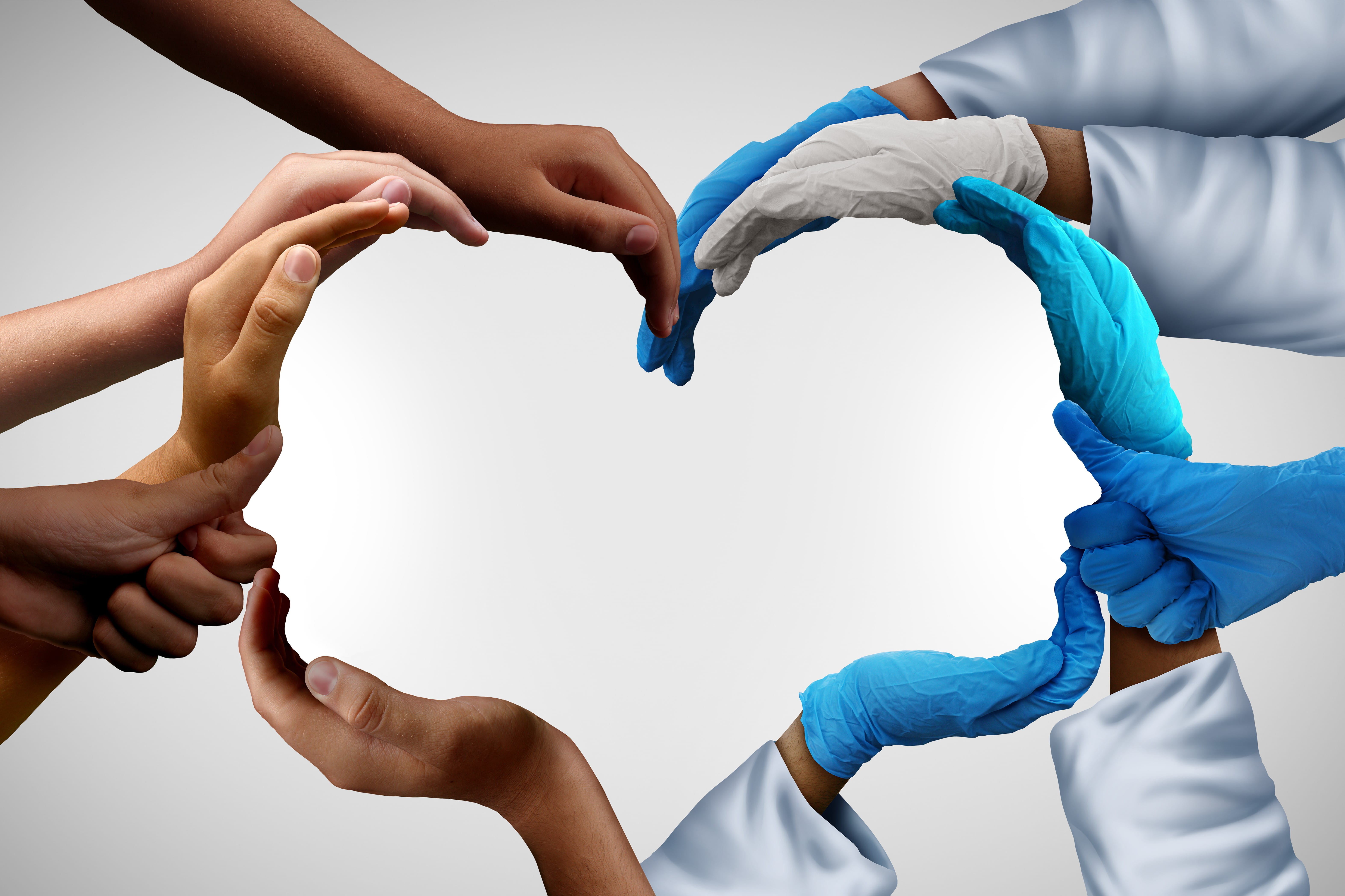 hands forming a heart