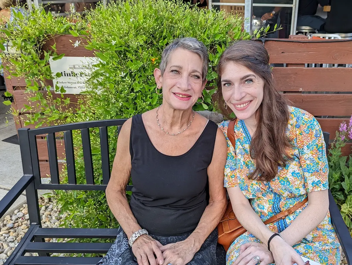 Julia LaMotte with her mom