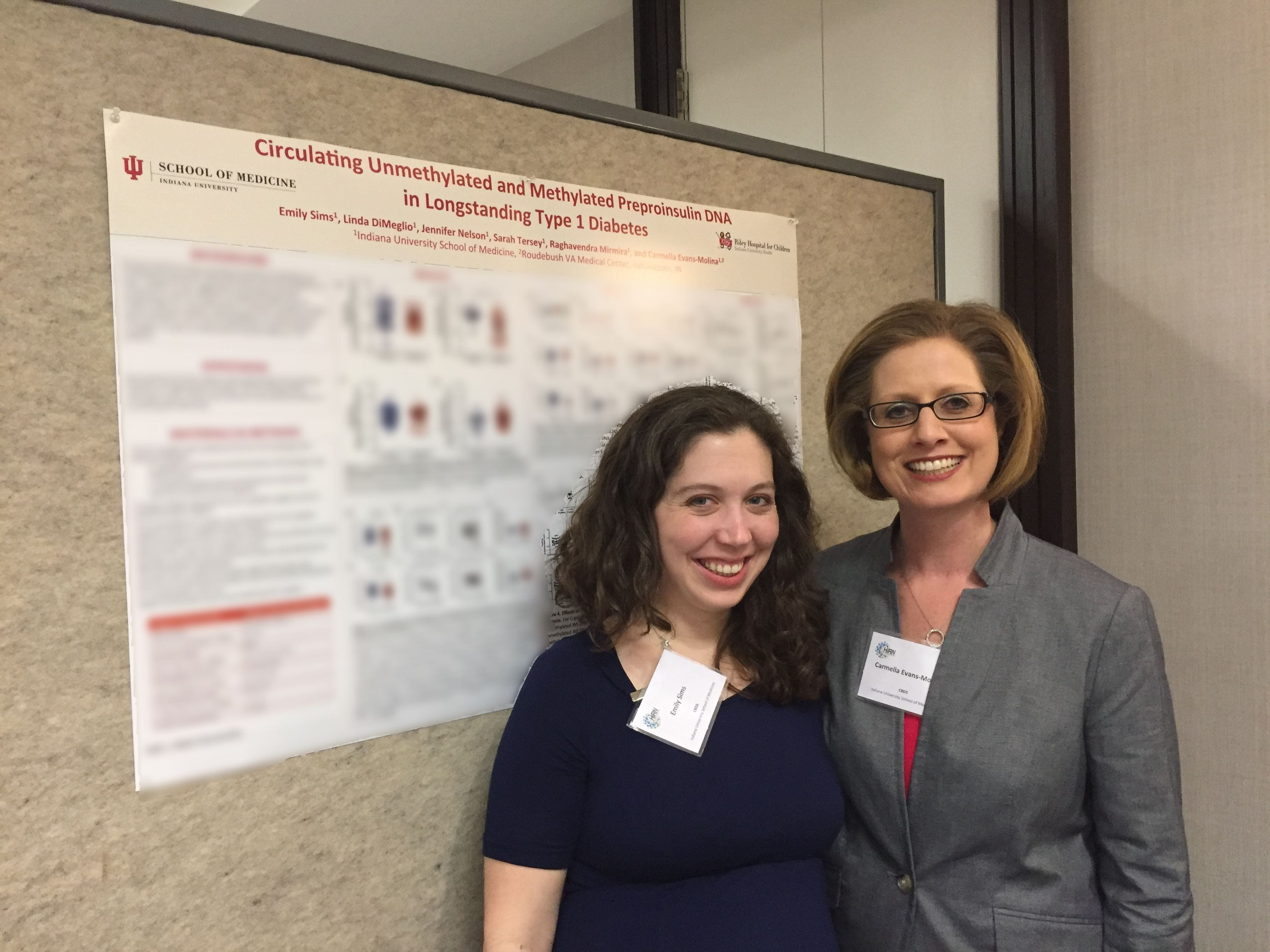Emily Sims and Carmella Evans-Molina at a HIRN conference