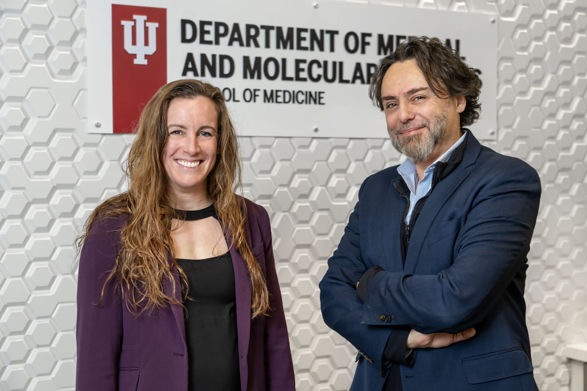 Erin Conboy, MD, and Francesco Vetrini, PhD, co-directors of the URDC Erin Conboy and Francesco Vetrini