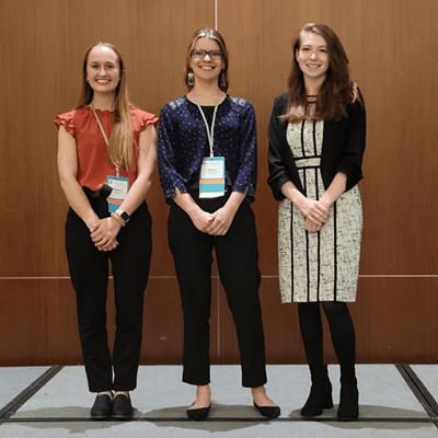 Three cytology students