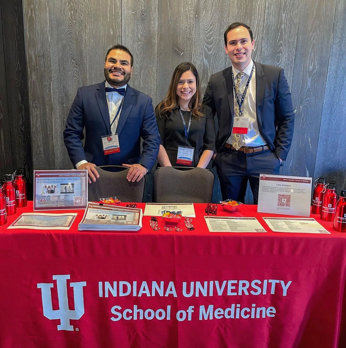 Luna and Montalvan representing LARF at conference