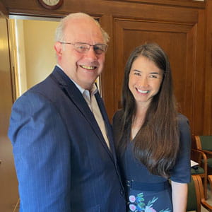 Wade Clapp and Megan McHenry