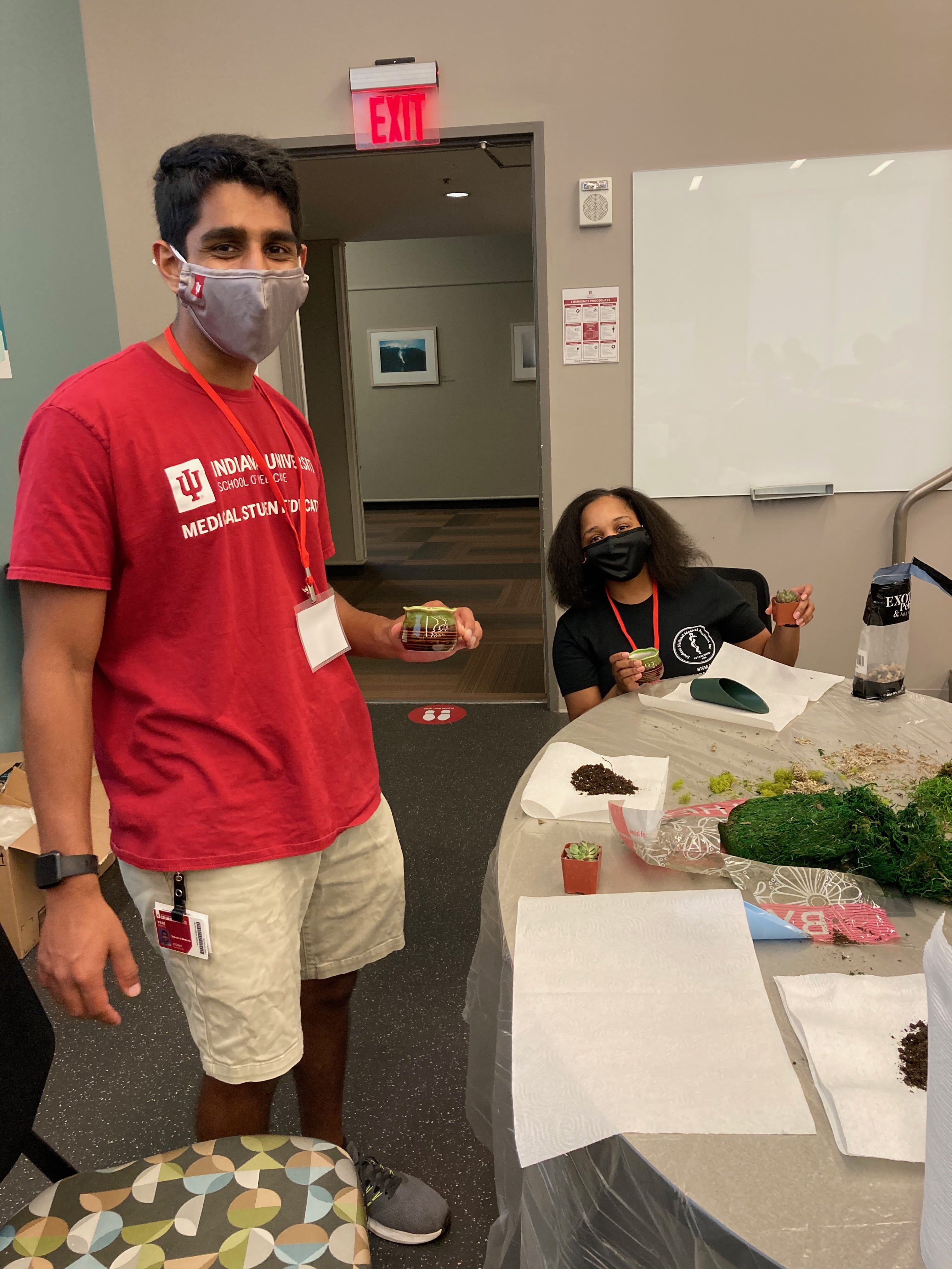 Punit Vyas volunteers at an orientation event