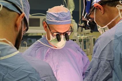 Dr. Rink in surgery