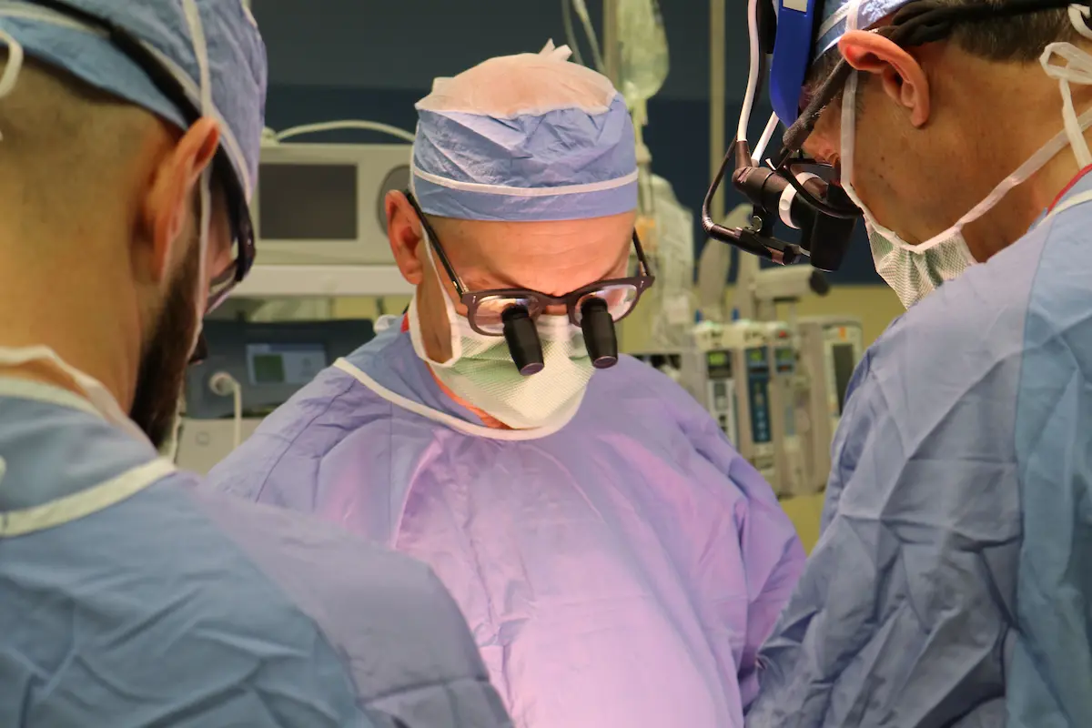 Dr. Rink in surgery