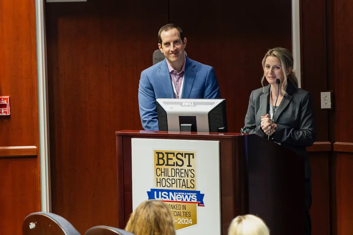 Sean and Aneta Kern speak at the 2023 Testicular Cancer Conference