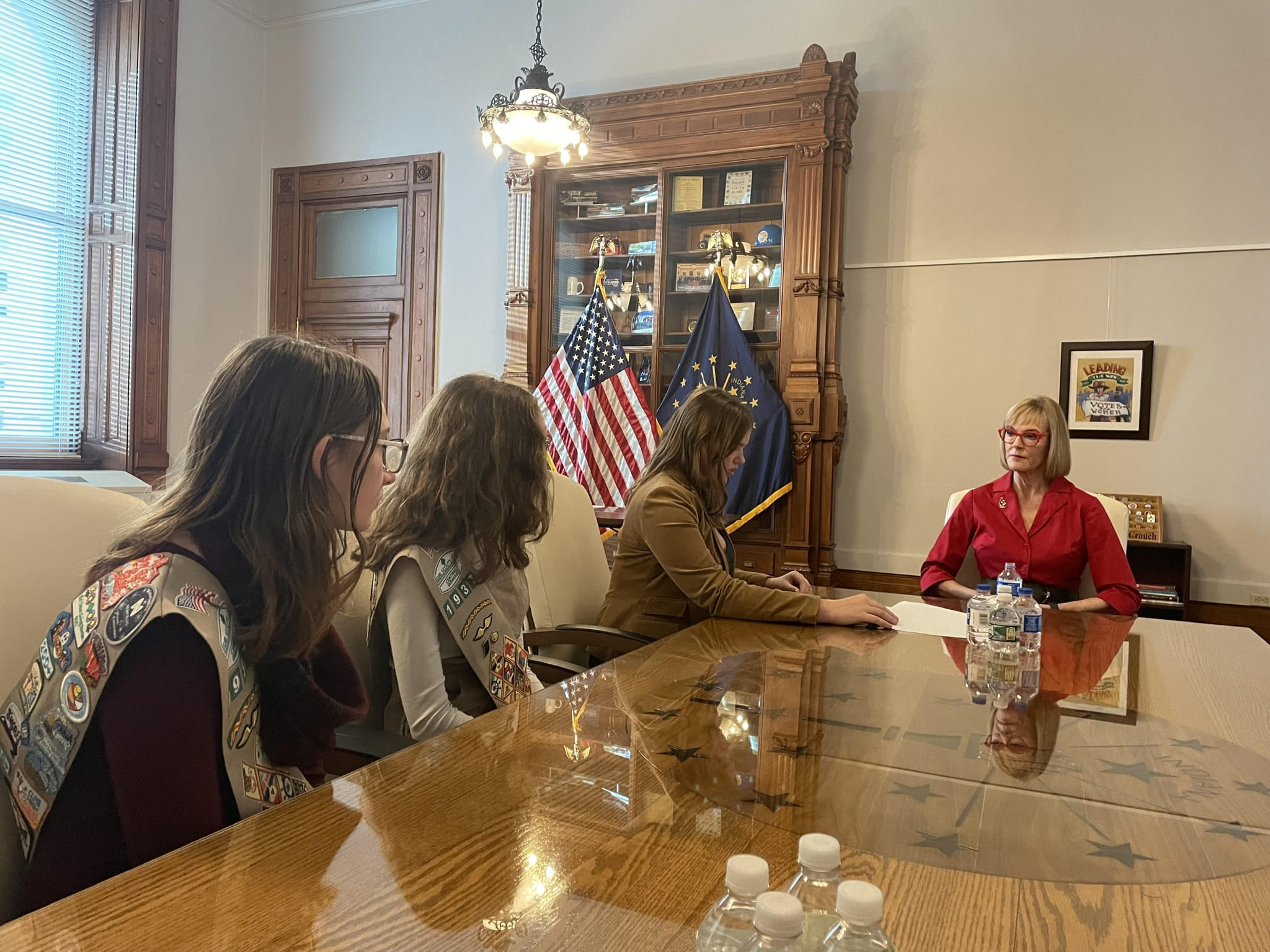 Troop 1937 with Lt. Gov. Crouch