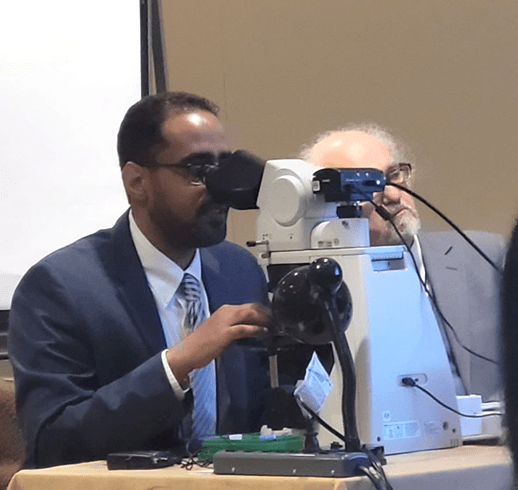 Photo of Omer Saeed and Harvey Cramer
