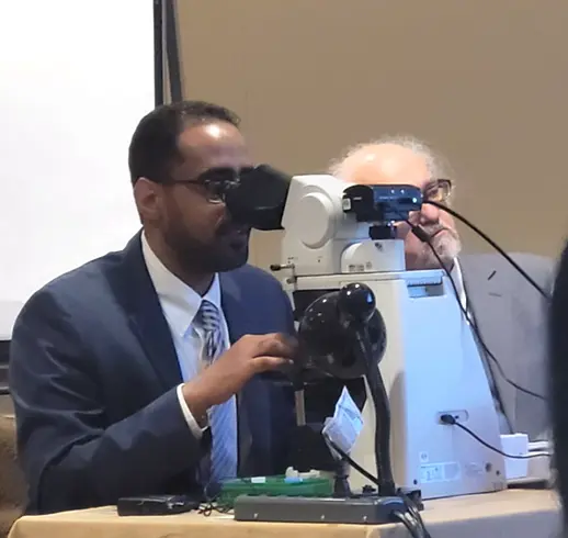 Photo of Omer Saeed and Harvey Cramer
