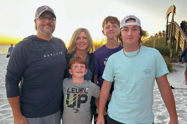 Michelle Artmeier, MS, and family