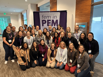 IUEM faculty and staff group photo at the Fem in PEM conference.
