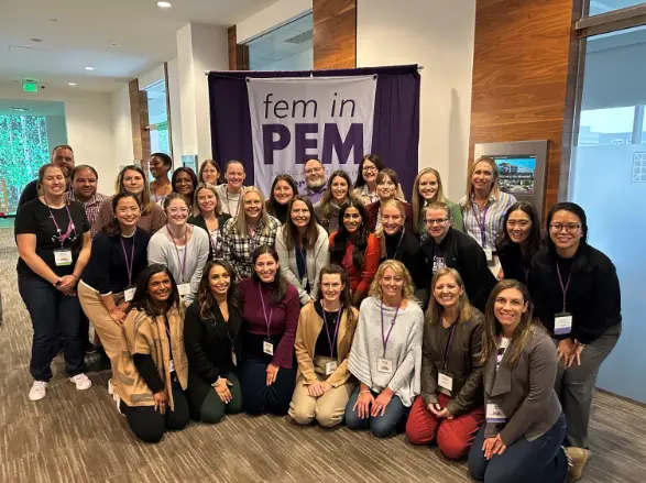 IUEM faculty and staff group photo at the Fem in PEM conference. 