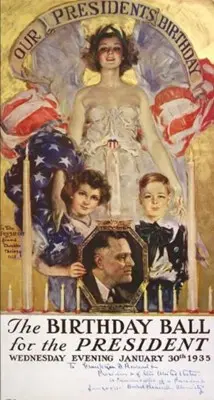 Poster for The Birthday Ball for the President event on Jan. 30, 1935.
