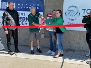 Dr. Julie Clary at the ZYSA Ribbon Cutting Ceremony