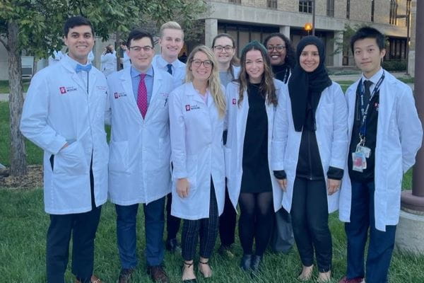 Ahmed with surgery co-residents