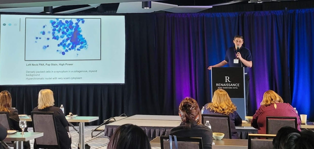 Speaker at conference