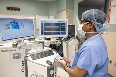 Dr. Sohail Noor in the OR