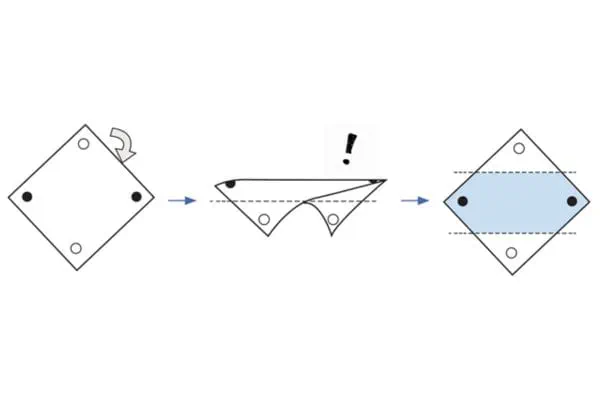 Figure 7. 3D solution to the dot separation puzzle.