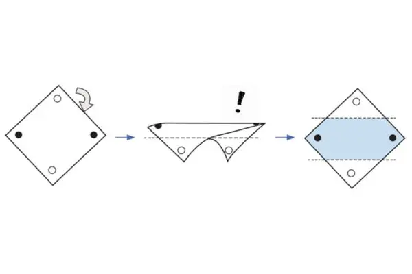 Figure 7. 3D solution to the dot separation puzzle.
