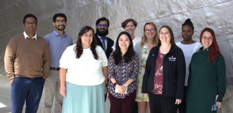 The IU MPRINT research team pose for a group photo. 